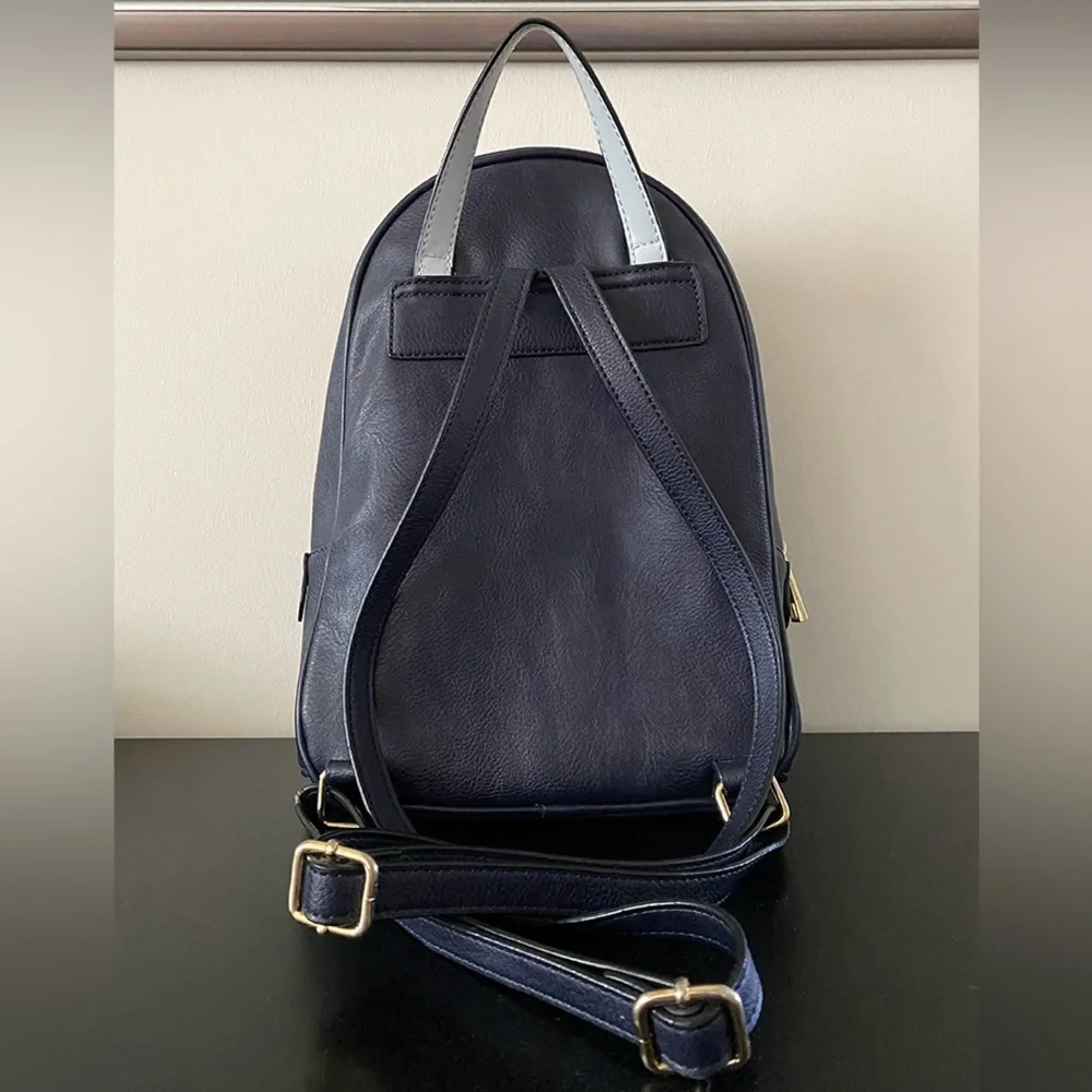 Call It Spring Blue Striped Mini Backpack - Picture 2 of 4